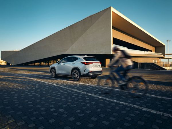 Lexus NX and a bicycle