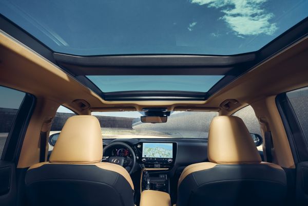 A Lexus RZ Takumi cockpit
