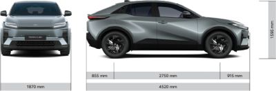 Dimensiones del coche