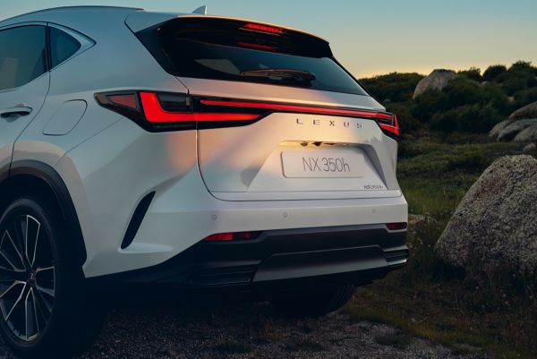 Raised view of a Lexus NX 450h+