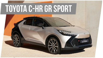 Toyota C-HR GR SPORT z podpisem.