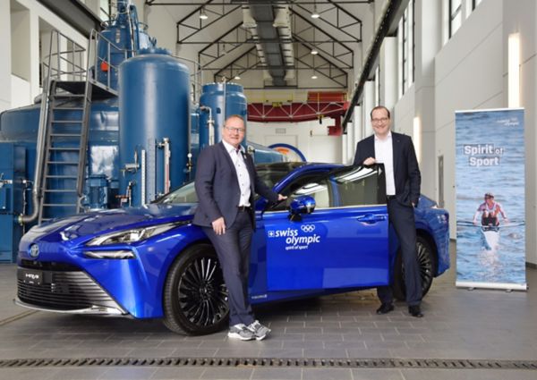 Swiss Olympic si muove con l’ultima generazione della Toyota Mirai, priva di emissioni