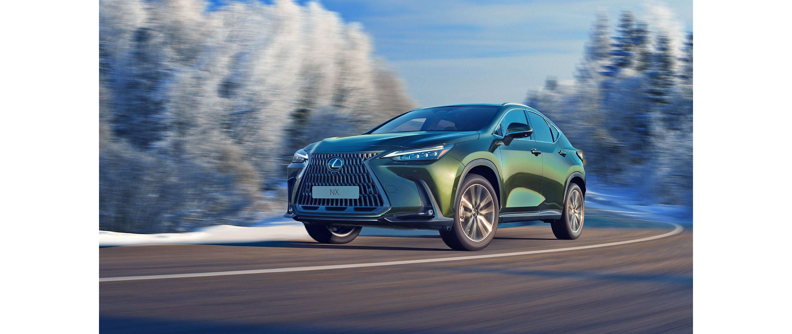 NX on the winter road