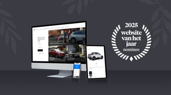Toyota website van het jaar