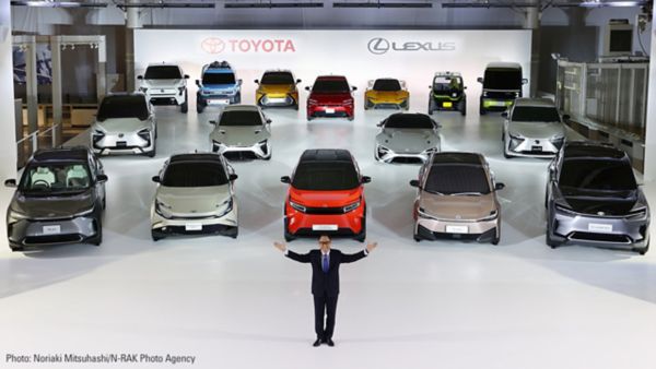 Toyota BEV range