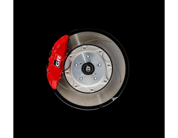 Red brake calipers