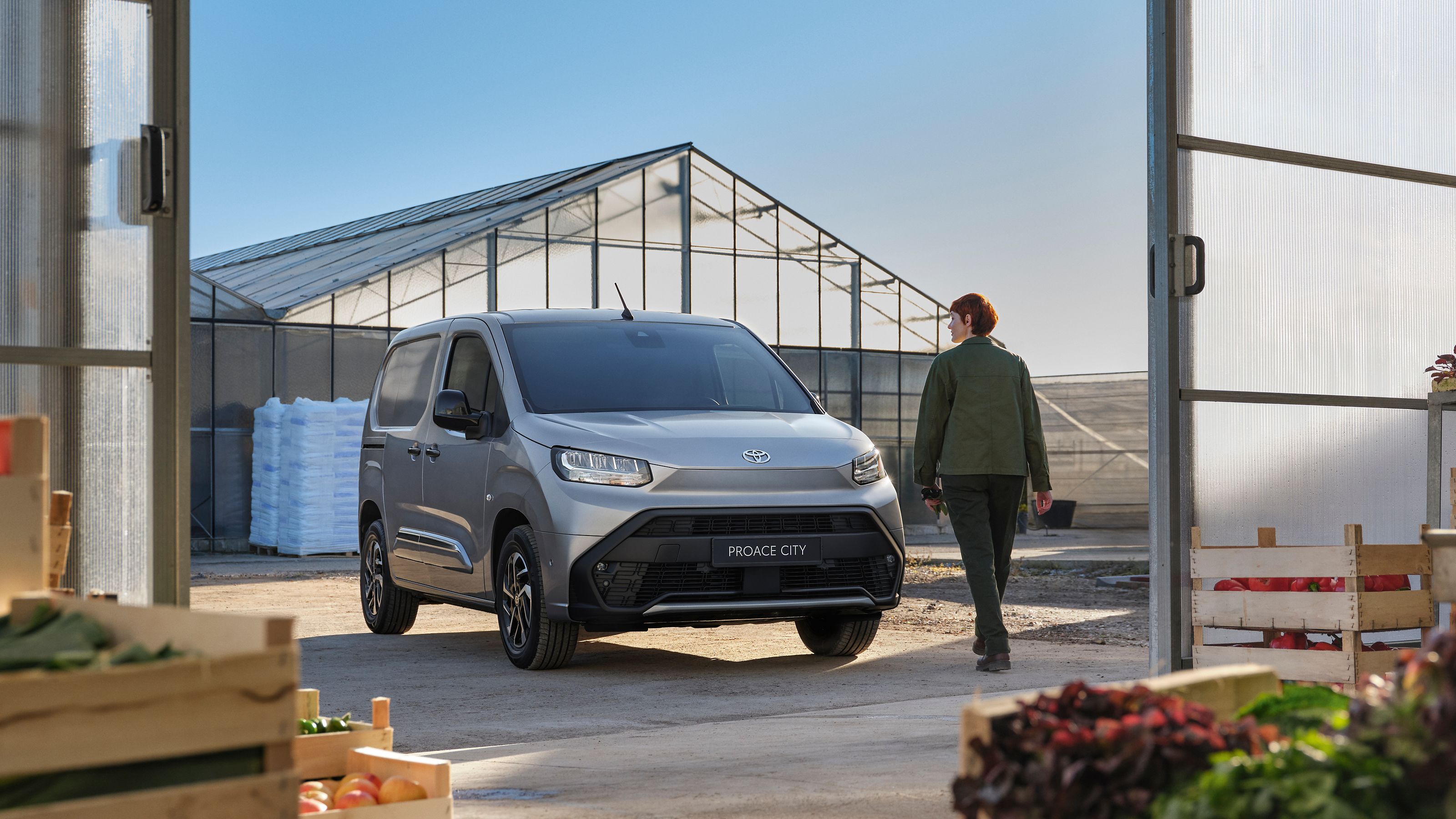 Proace City dans une jardinerie