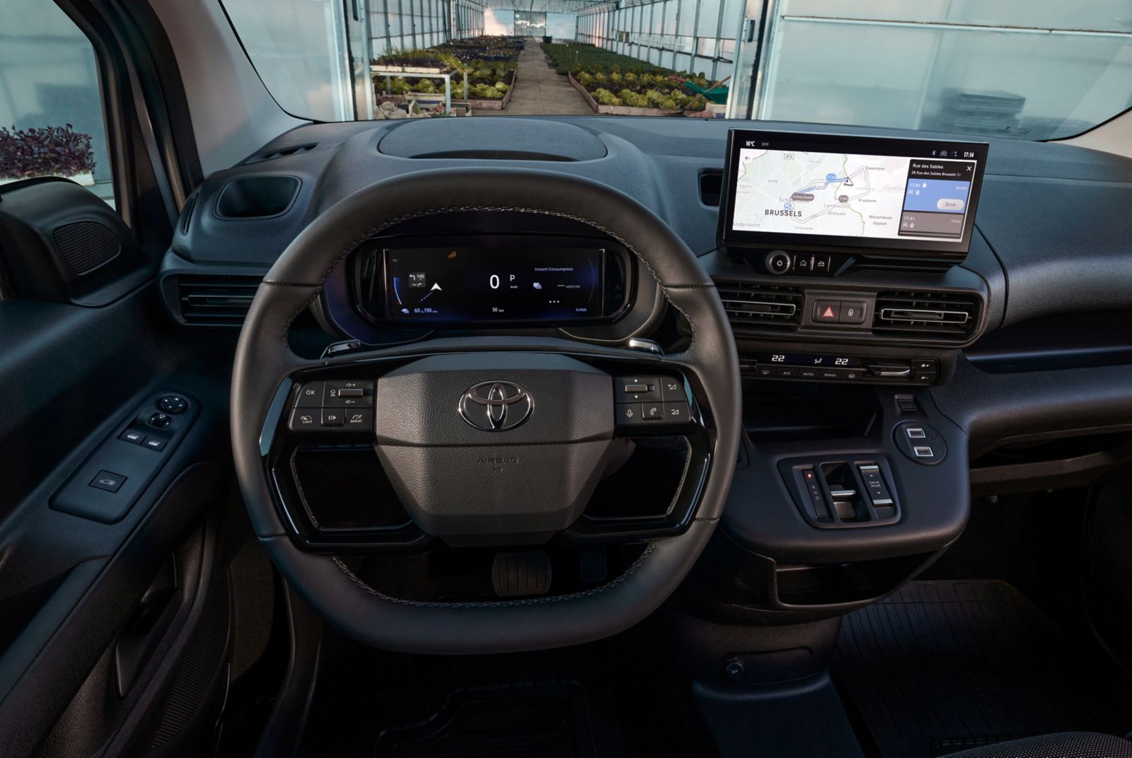 Cruscotto digitale di Toyota Proace City