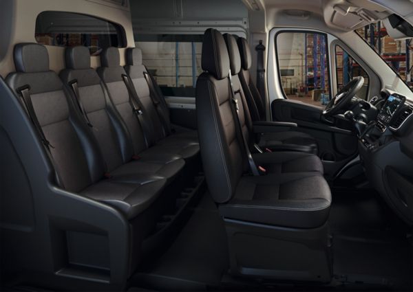 The seven-seat Crew Cab option 