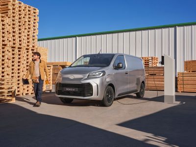 We have a comprehensive range of vans, whether it’s electric or diesel