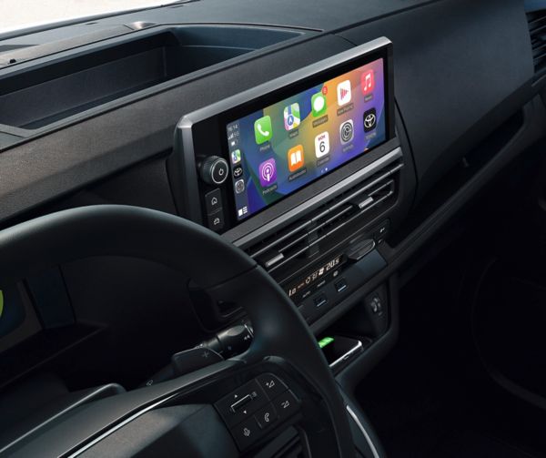 Der 10-Zoll-Multimedia-Touchscreen 