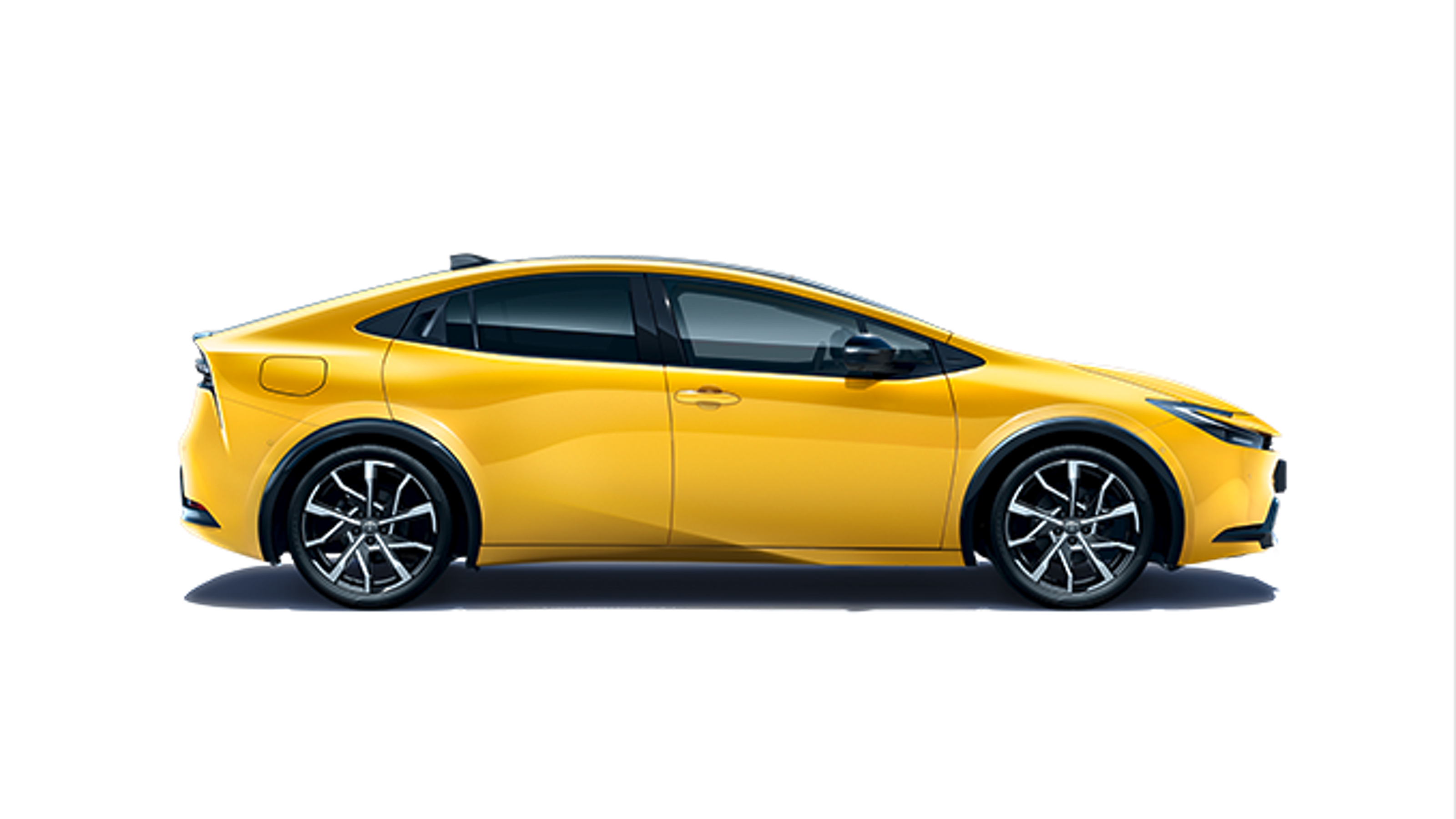 Profile of a Toyota Prius Plug-in Hybrid 