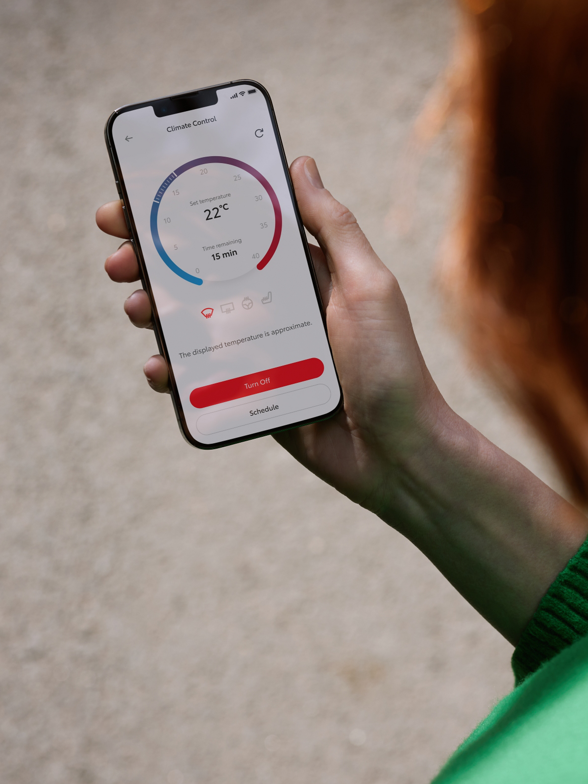 An owner uses remote services via the MyToyota app.