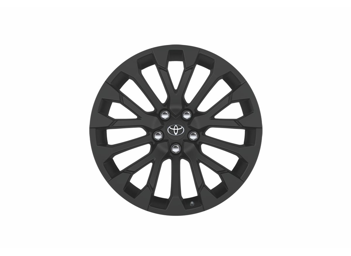 Stříbrné hliníkové kolo s pneumatikou