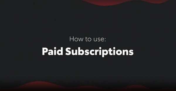 Paid-subscription