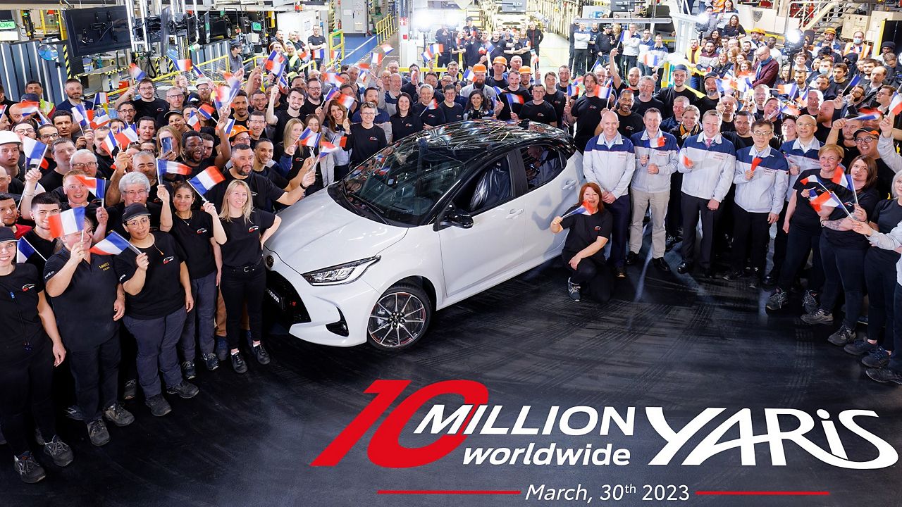 Toyota Yaris hits 10 million global sales milestone