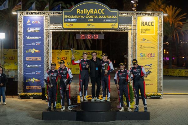 Podio TGRIC_Rallye RACC Catalunha_2024_
