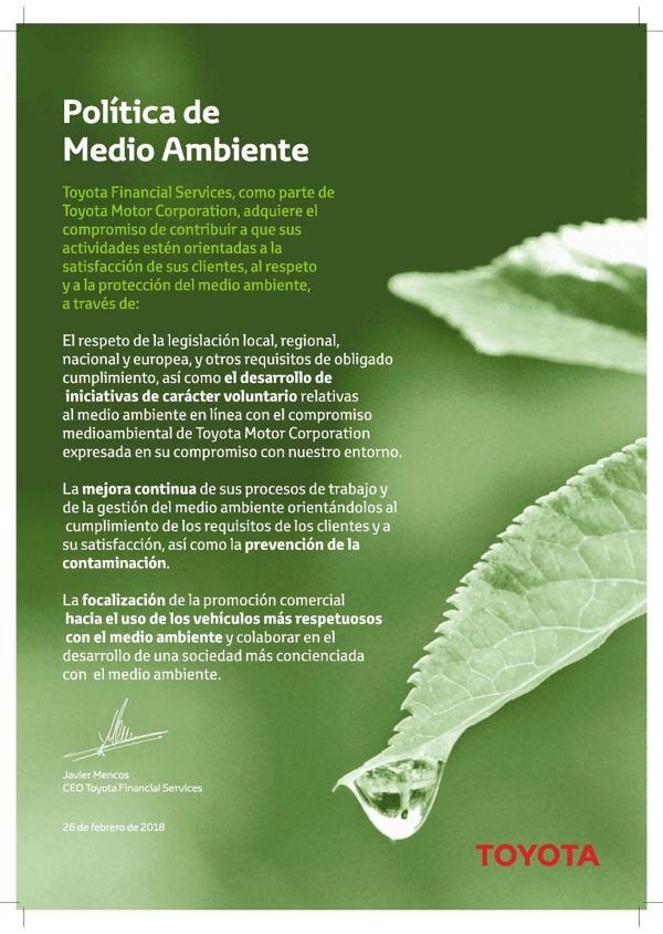 Política de Medio Ambiente