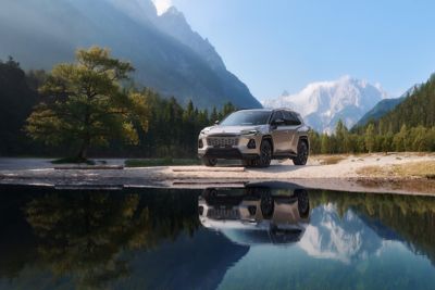 Toyota RAV4 Plug-in Hybrid na lesní cestě