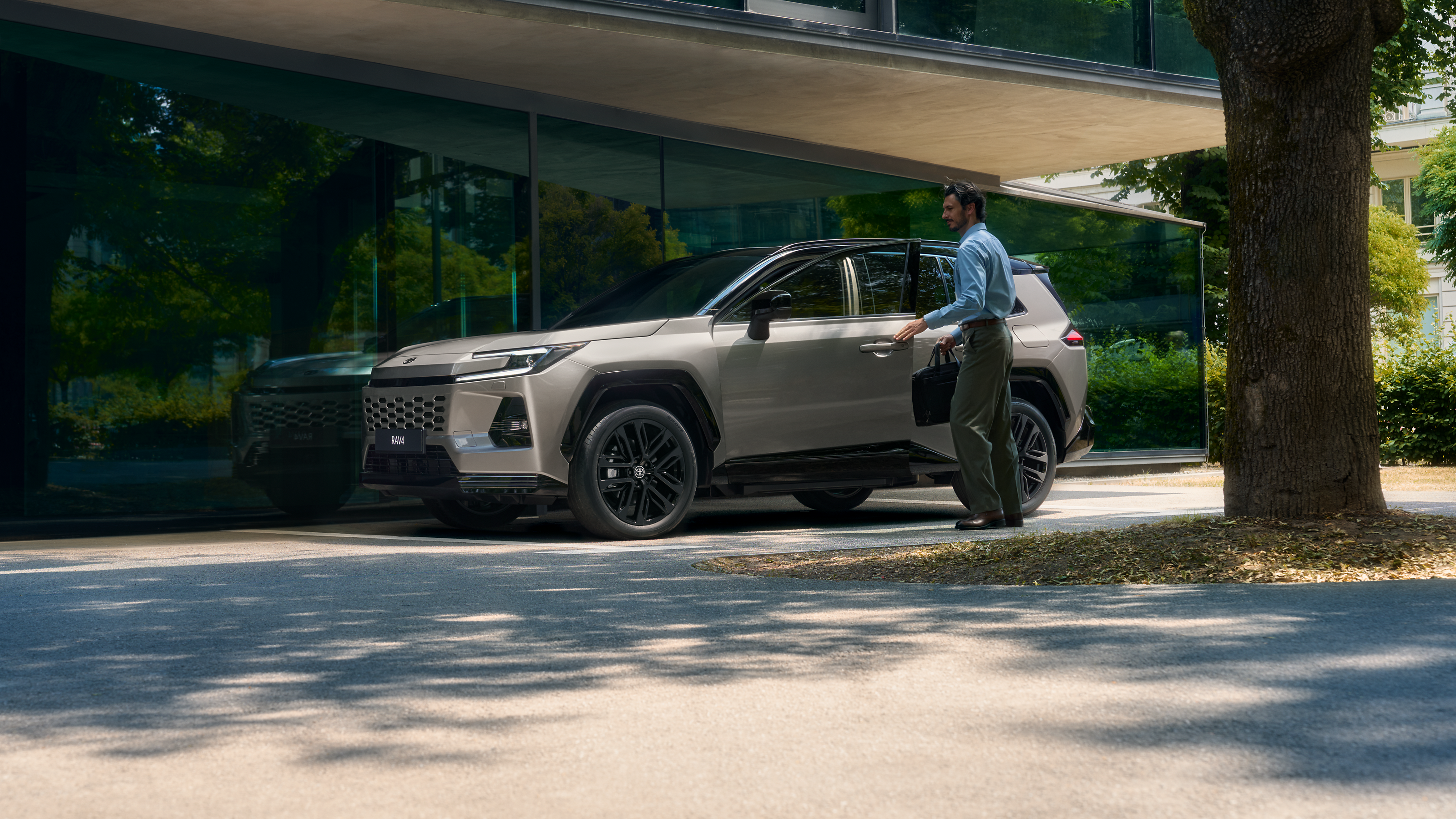 A Toyota RAV4 Plug-in Hybrid