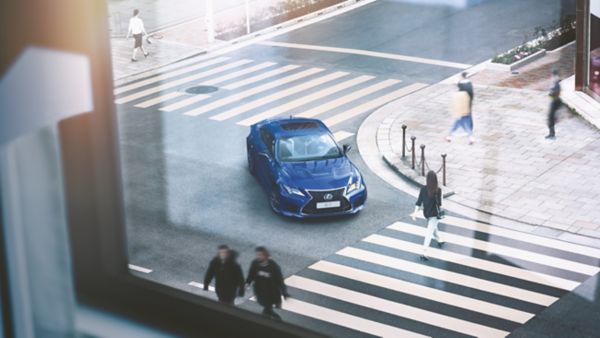 Lexus RC F driving