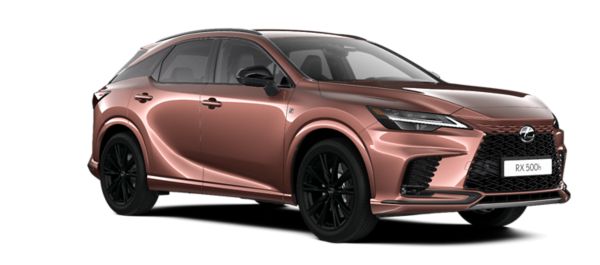 The side profile of a Lexus RX