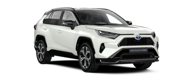 Перлено бял с черен покрив RAV4 Plug-in-hybrid ниво стил
