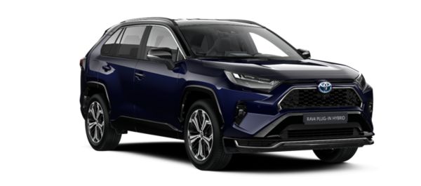 Среднощно син с черен покрив RAV4 ниво стил