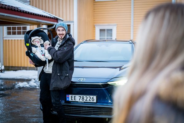 Satte meg i bilen og ble helt forelska