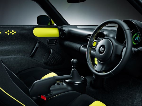 Toyota S-FR yellow interior angle