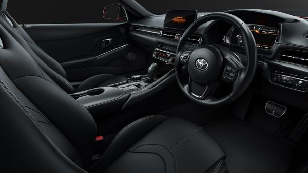 Toyota Supra front interior