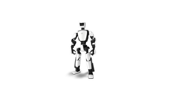 A humanoid robot from Toyota called T-HR3 with white body panels and black moving joints.