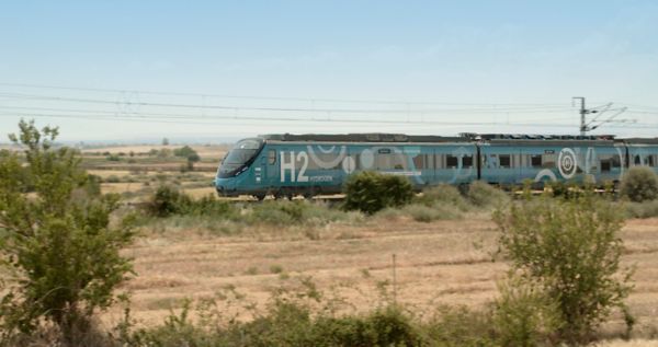 The first hydrogen train on the Spanish railway network 