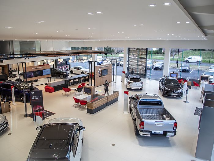 Toyota Motor Europe's new showroom concept | Toyota Europe