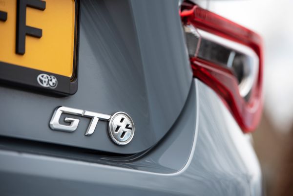 Toyota, GT86, exterieur, achterkant, embleem, close-up