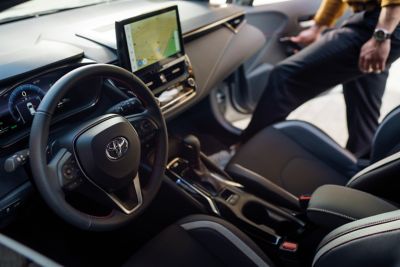 Interior of Toyota Corolla Touring Sports