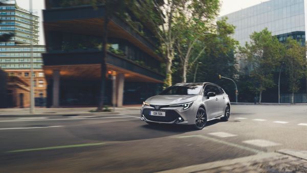 Toyota Corolla Touring Sport driving outside