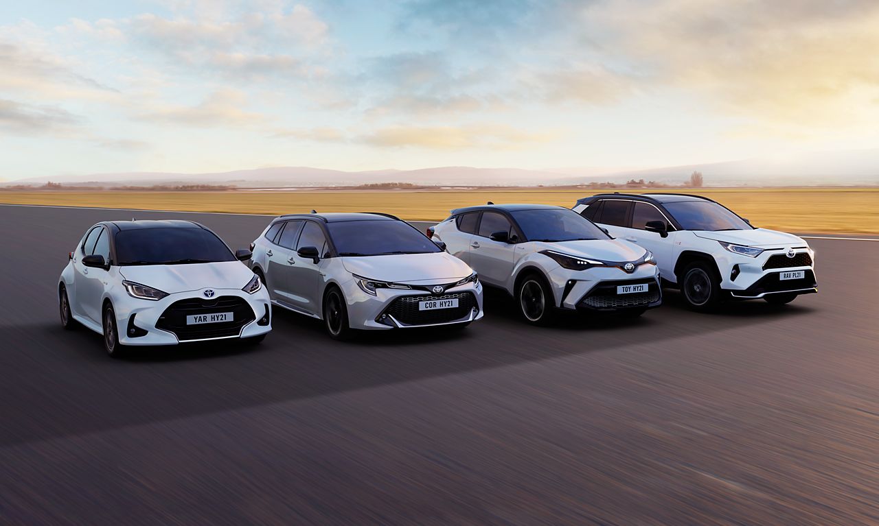 Toyota car outlet range