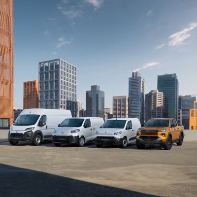 A range of Toyota Light Commercial Vehicles 