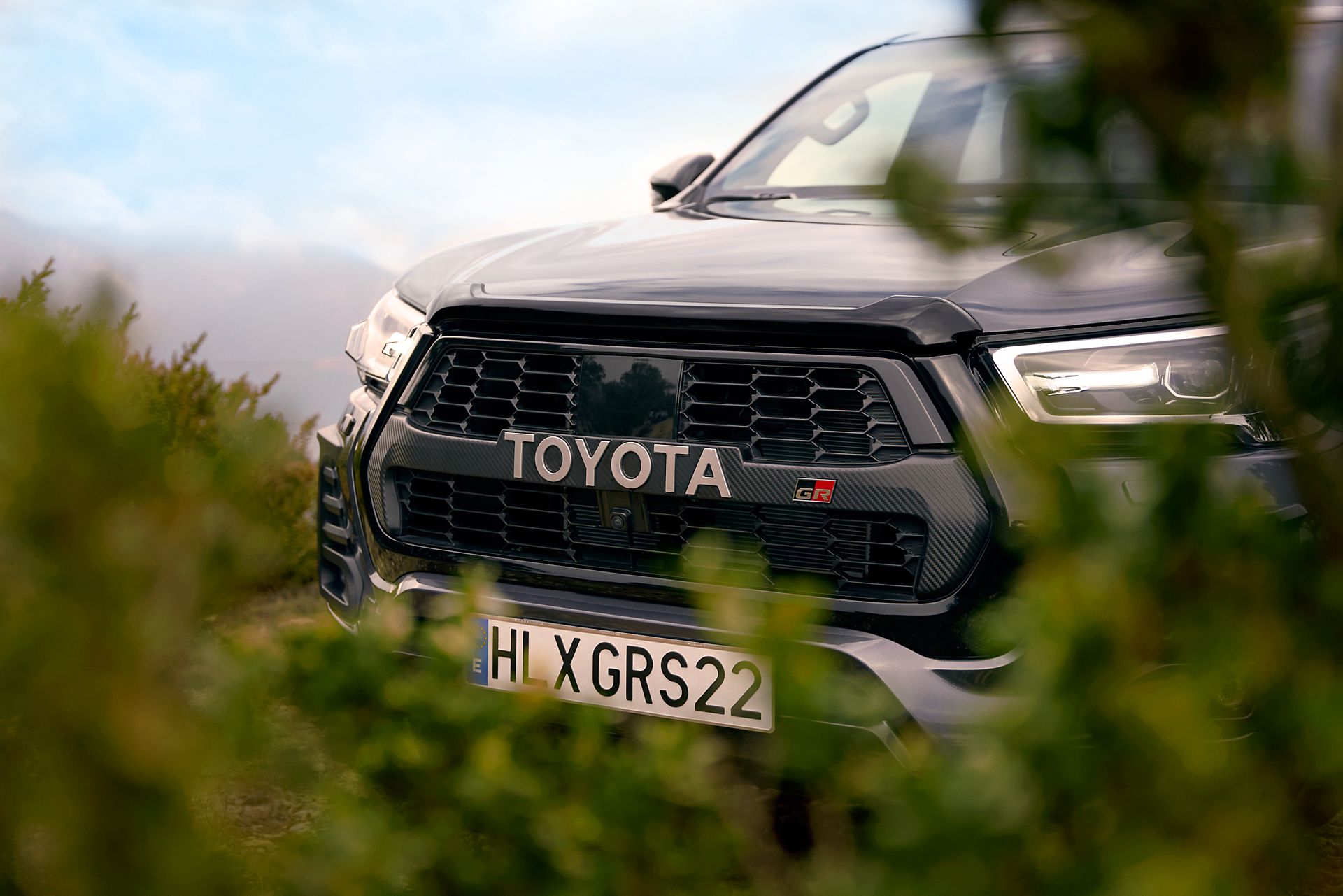 Toyota Hilux GR Sport driving