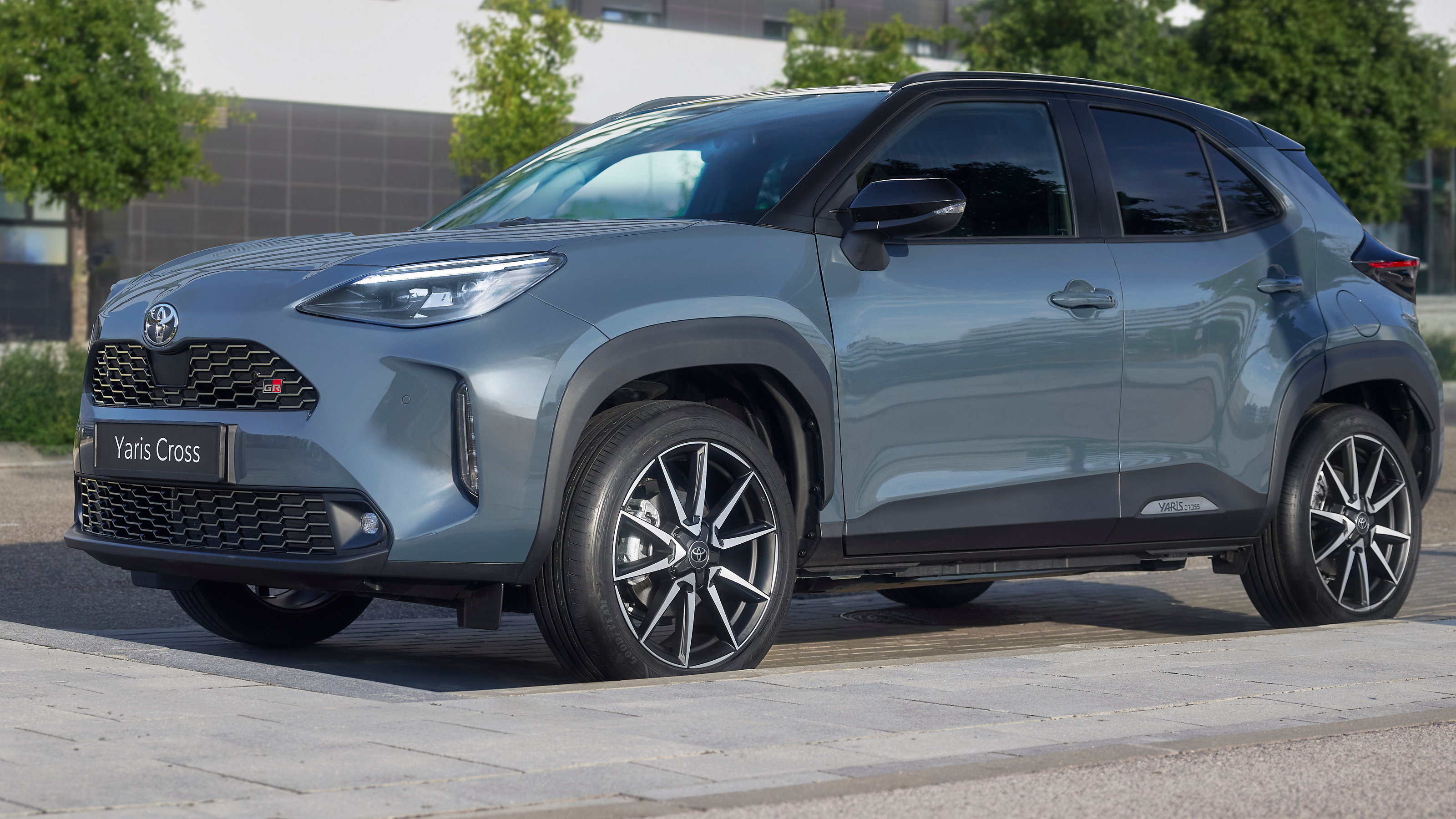 Toyota Yaris Cross  shown in an urban environment
