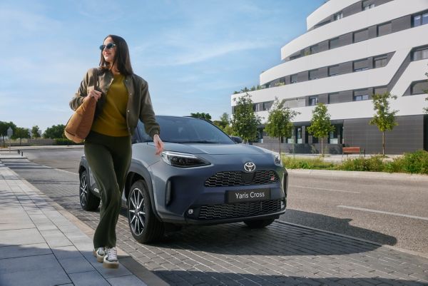 bykjøring med Yaris cross