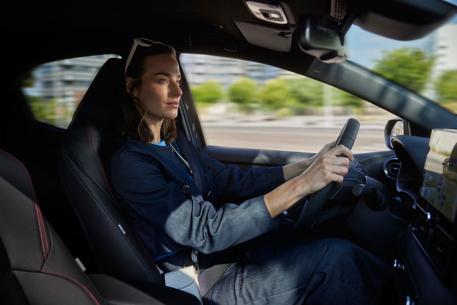 Toyota Yaris vedere a plansei de bord