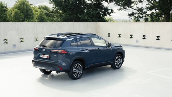 Zdjęcie bagażnika Nowej Toyoty Corolli Cross