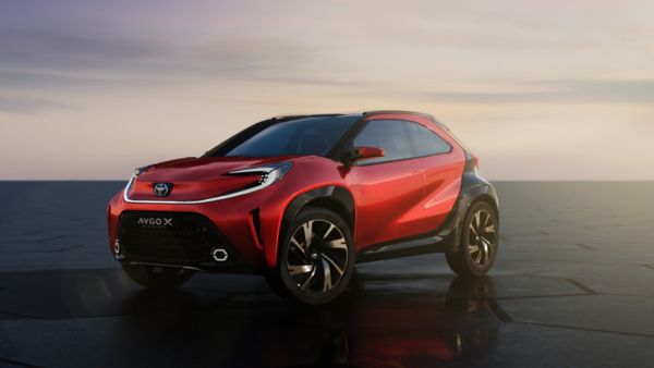 Toyota Aygo X Prologue podczas prezentacji