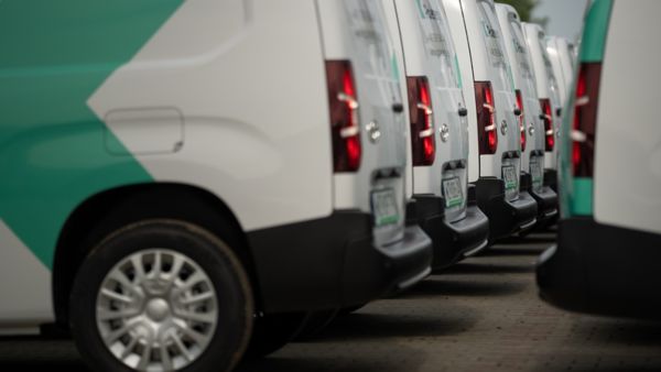 Zdjęcia klap bagażników Toyot PROACE CITY w malowaniu Polenergia Fotowoltaika