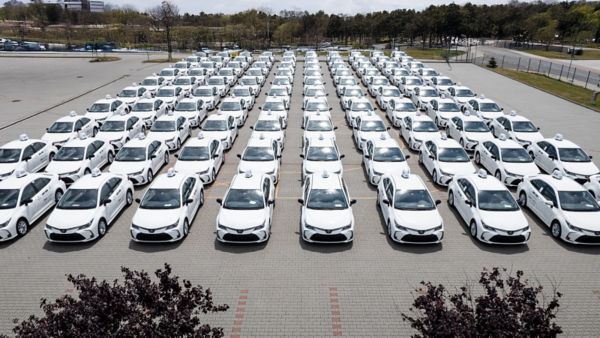 Toyoty Corolle we flocie firmy ERES