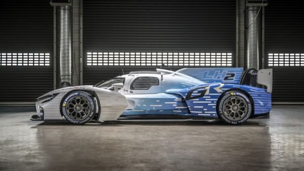 Toyota GR LH2 Racing Concept w ujęciu bocznym