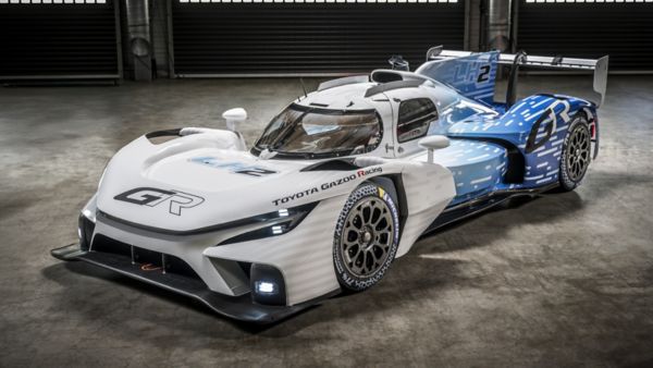 Toyota GR LH2 Racing Concept podczas prezentacji w Le Mans