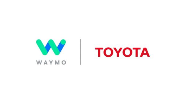 Symbole organizacji Toyota i Waymo